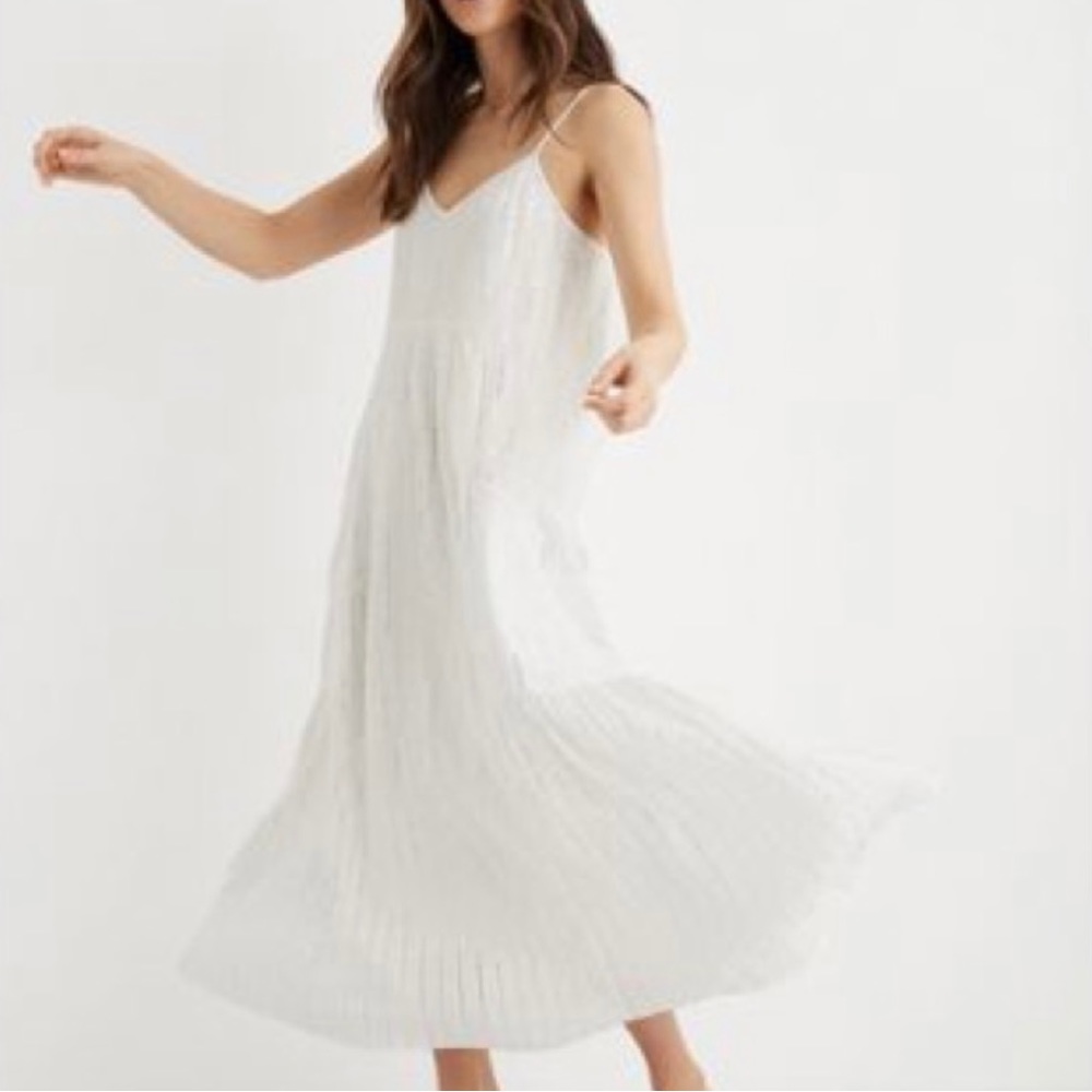 Aerie Shine Stripe Midi Dress - NWT